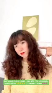 Gel bóp tóc uốn xoăn 500ML Karseell Maca Tóc giữ nếp tóc xoăn mềm bóng 500ml