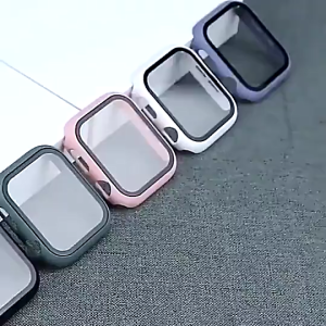 Buy 1 Free 1 [SG] iWatch Case with Screen Protector for Apple Watch Series 9 8 7 6 5 4 3 2 1 SE 40mm 41mm 44mm 45mm 49mm