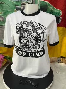 เสื้อยึดกุ๊นแขน ไม่ร้อน แขนสั้นคอกลม สกรีนลาย เสื้อคอกลมกุ๊นคอกู้ ไม่ได้รับประกันต่อเนื้อ