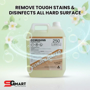 Bleaching Agent CCM250SS – Removes Tough Stains & Disinfects | 5L Concentrated Cleaner