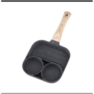 FRYING PAN 3 HOLE cetakan telor anti lengket