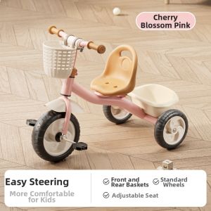 QIAOLEXIONG | Pedal & Pushable Childrens Tricycle
