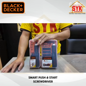 SYK Black Decker BD40K4-B1 BD40K27-B1 Smart Push Start Screwdriver Cordless Screwdriver Bits Mesin Gerudi