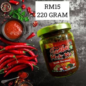 sambal bilis mekna yang pedas dan sedap