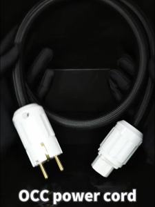 YYTCG | YYTCG power cable hifi occ audio cable EU/US Vseries pure copper plated with gold Plug Connecter amplificateur filtre