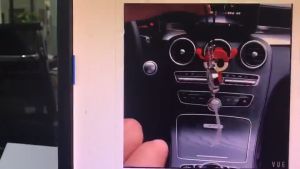 Hiasan Gantungan Spion Mobil Bling Bling dengan Pewangi Mobil