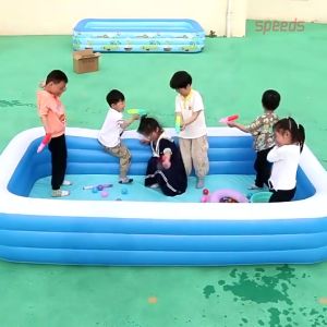 Kolam Renang Anak-anak 210cm Kolam Renang Motif Lucu Bahan Kuat Portable Swimming Pool020-30
