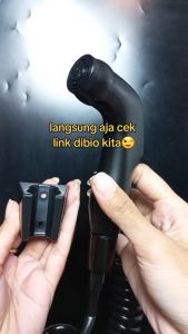 Jet shower Toilet HITAM set- semprotan air kloset shower cebok bidet selang telefon telpon spray minimalis model saneiblack
