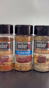 Gia Vị Ăn Kiêng Weber Cho BBQ & Steak – Steak ’N Chop / Chicago Steak / Gourmet Burger
