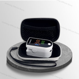 JINGLANG | JUSTLANG Medical Digital Fingertip Pulse Oximeter With Storage Bag Blood Oxygen Heart Saturation Meter Finger SPO2 PR Monitor