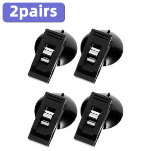 1/2/5pairs Car Suction Cup Clip Document Bill Towel Holder ABS Plastic Elastic Clip Car Interior Multifunctional Fixed Clamp