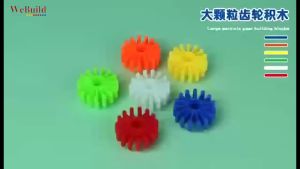 Gear Building Blocks 40pcs 齿轮积木40块 3 years & above Kids Puzzle Educational Toy DIY Assembling Permainan WeBuild