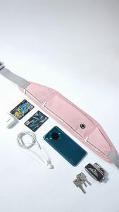 กระเป๋าวิ่ง กระเป๋าคาดเอว ออกกำลังกาย วัสดุผ้าอย่างดี กันน้ำ มีแถบสะท้อนแสง ช่องเก็บของใหญ่ ใส่โทรศัพท์