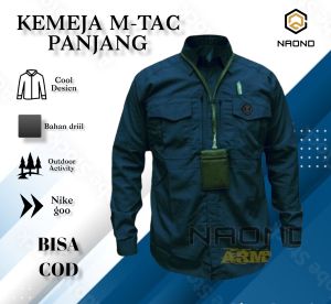 Kemeja tactical MTAC Lengan Panjang / Kemeja kantor -wtac-Outdoor-Kemeja Lapangan-free ID