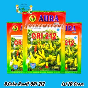 BIBIT BENIH CABE RAWIT TAHAN VIRUS ORI 212 10 GRAM AURA SEED