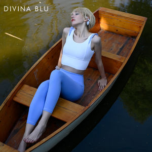 DIVINA BLU | Yoga Vest With Padded