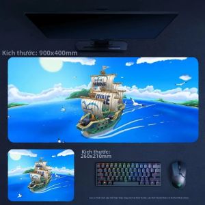 Bandai | Tấm Lót Chuột Bằng Da In Hình Hoạt Hình 2D Sáng Tạo Dành Cho Bé Trai Chất Lượng Cao Chống Trơn Trượt Dùng Cho Chơi Game Điện Tử & Bàn Phím Chuột.