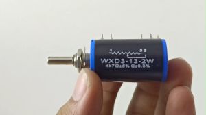 Potensio Wirewound 10 Putaran WXD313 2W 4K7 Microfire Multiturn Presisi WXD3-13 2 Watt