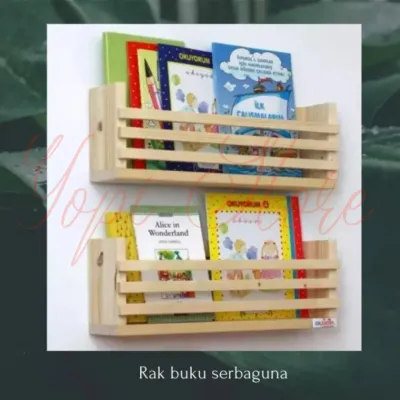 rak buku dinding minimalis/rak dinding serbaguna