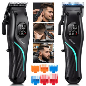 Máy Cắt Tóc Điện Hatteker HT-6187 Cho Nam Giới Lưỡi Dao Có Thể Điều Chỉnh Chất Lượng Salon Dụng Cụ Cắt Tóc Với Lưỡi Dao Bằng Thép Không Gỉ