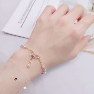 【Pharaoh🎀COD】Gelang Wanita Mutiara Ikatan Simpul Hadiah Aksesoris Perhiasan Fashion Korea