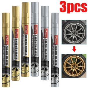 Chrome Bút Đánh Dấu cho xe hơi xe máy phổ lốp sơn Bút cao su bút nhũ kim bút trang trí ô tô công cụ