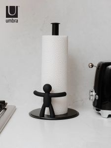 Umbra Partner Tissue Holder Vertical Creative European Style Kitchen Bathroom Desktop Stand Paper Towel Rack Household Organizer