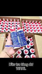 Dầu tra tông đơ  tra kéo chính hãng WAHL 118ml