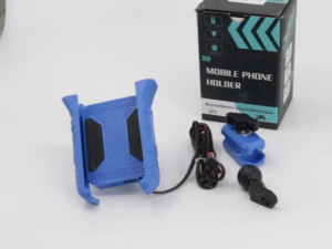 Universal Motorcycle Phone Stand Lens Holder Style with Charging Cable Multiple Colors Available Durable Material