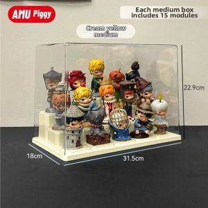 AMU·PIGGY | Clear Toy Display Case For Figures