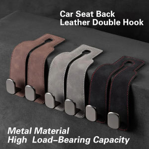 {Local Delivery} Aitemay 2 in 1 Car Hook For Car Rear Seat Back Hooks Headrest Hanger Clip Universal Double Hooks Holder Storage Car Interior Accessories