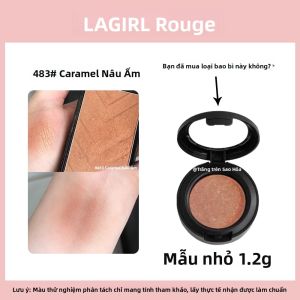 Phấn Má Hồng Đơn Sắc LaBé Gái Los Angeles Bé Gái Sample Size Phấn Má Hồng Màu Trơn Cho Da Toàn Thân Phấn Mắt Đa Năng