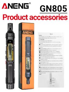 ANENG | ANENG GN805 Handheld Gas Leak Detector Adjustable Sensitivity Sound & Light Alarm Natural LPG Propane Gas Detector Home Kitchen