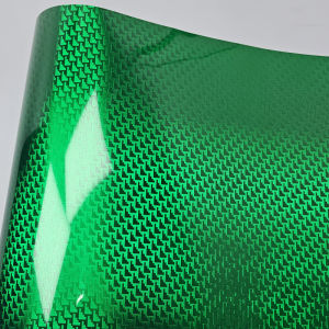 OLLIESTO | Heat Resistant Carbon Fiber Green Car Hood Decal