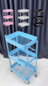 BG Rak Penyimpanan Troli Susun Shelves Metal Storage