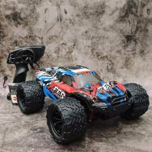 Xe điều khiển Monster Truck 1/16 4WD RTR tốc độ +40km kèm pin sạc bản 2 motor siêu mạnh