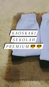 Kaos Kaki Sekolah Putih Hitam SD SMP SMA Panjang Katun isi 6 Pasang