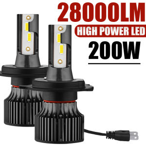 LED Headlights H4 H7 Canbus 25000LM 200W 3570 CSP Car Headlamp H1 H11 H8 H9 LED Bulb 9005 9006 HB3 HB4 Auto Fog Lights 12V 6500K