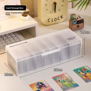 WEIAI | Transparent Card Organizer for Desk Organization and Display