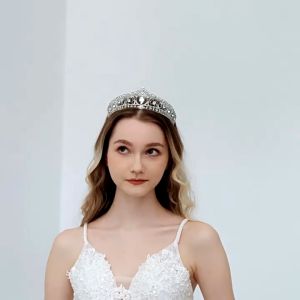 Anisha Crown - Mahkota Pengantin - Wedding Crown Mewah Elegan Kombinasi Zircon