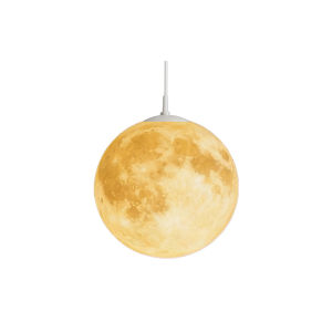 BEAUTY IN THE LIGHT | Solar Moon-shaped Outdoor Pendant Light
