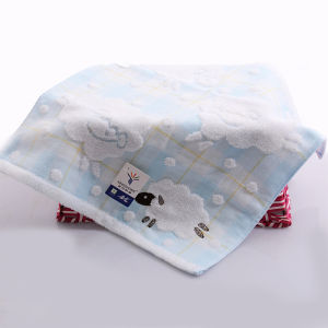 Khăn Vuông Cotton Nguyên Chất Mềm Mại Thấm Hút Cho Trẻ Em Dùng Để Lau Tay Khăn Mặt Trẻ Em Thương Hiệu KING SHORE