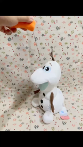 [ Nhật Bản ] [MS3113] Bé gấu bông Người Tuyết Olaf ( mũi kéo ra được ) - 993 size 40cm lông mềm mịn hàng mới full tem tag giấy.