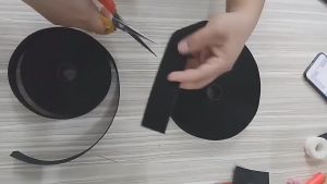 25m/Roll Black/White Velcro Magic Tape No Back Adhesive Magic Tape