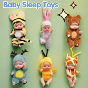 Cute Girl Princess Sleep Kids Toys Withe Clothes Little Baby Sleep Simulation Reborn Doll Girl Toys