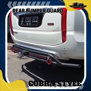 Towing Belakang Besi Rear Bumper Guard ALL NEW PAJERO SPORT 2012 / 2016 / 2021 - SEVENCODE COBRA