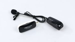 COD TaffSTUDIO Microphone Youtuber Vlog Jepit UHF Wireless Lavalier Microphone Podcast Interview / Microfon Vocal / Microphone Clip On Suara Jernih