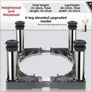 Height Adjustable Universal Washer Base Stable & Movable