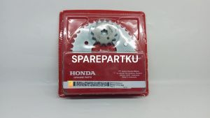 GEAR SET KYZ / SUPRA X 125 HELM IN / GEAR / GIR / GER / GEARSET / 1 SET PAKET GIR DEPAN DAN BELAKANG + RANTAI RODA KIT / DRIVE CHAIN KIT