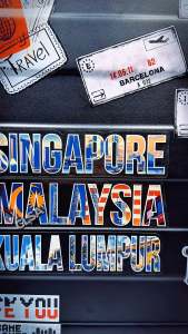 Travel City Luggage Sticker – Waterproof Outdoor Tokyo Paris Seoul Singapore Bangkok Dubai Malaysia